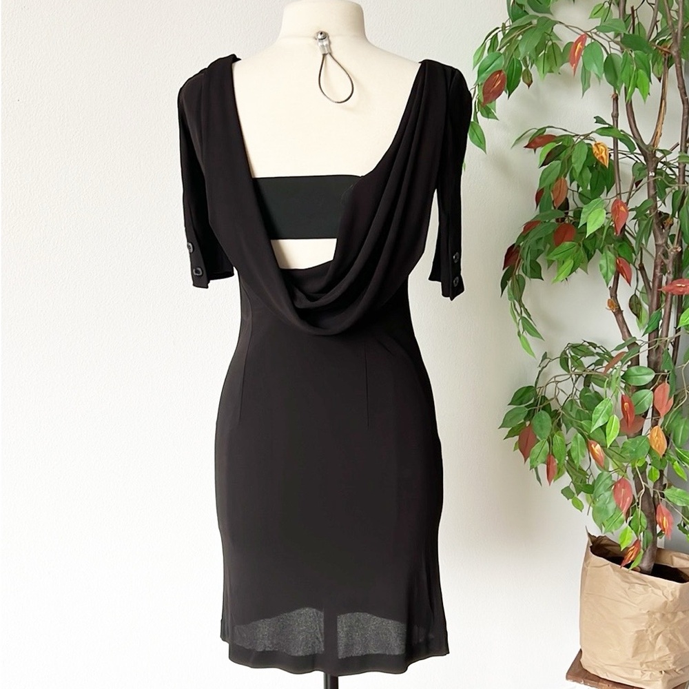 Les Copains Black Cocktail Dress - Picture 10 of 16